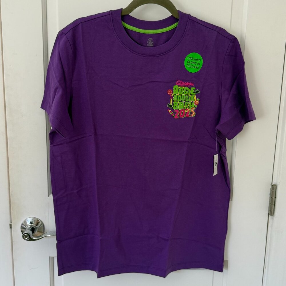 NWT Disney 2025 Oogie Boogie Bash California Adventure Glow In Dark Size:Med